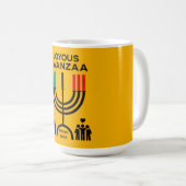 Vrolijke Kwanzaa Koffiemok (Voorkant rechts)