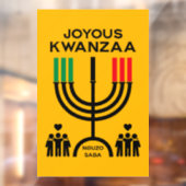 Vrolijke Kwanzaa Raamsticker (Vel 2)