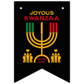 Vrolijke Kwanzaa Vlaggetjes (Eerste vlag)