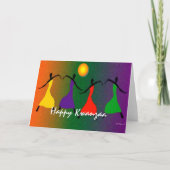 Vrolijke Kwanzaa wensen Kaart (Voorkant)