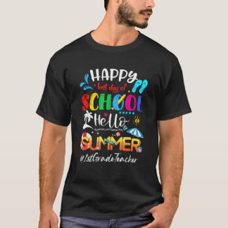 Vrolijke laatste dag van de Hallo T-shirt