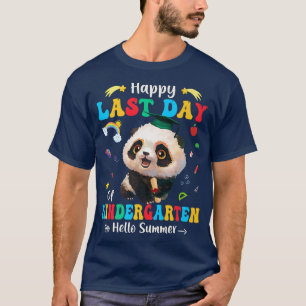 Vrolijke laatste dag van de kinderdagverblijf Pand T-shirt