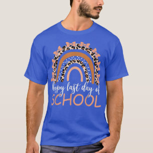 Vrolijke laatste dag van de schoolluipaard Boho Ra T-shirt