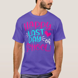 Vrolijke laatste dag van de schoolreis voor de ler t-shirt