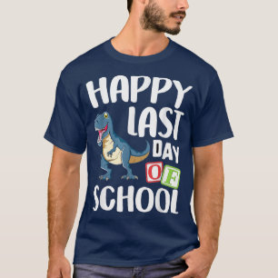 Vrolijke laatste dag van de schoolreis voor de ler t-shirt