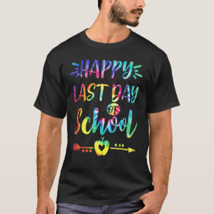 Vrolijke laatste dag van de schooltijd van de kleu t-shirt
