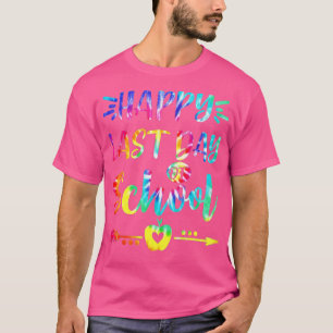 Vrolijke laatste dag van de schooltijd van de stud t-shirt