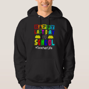 Vrolijke laatste dag van het schoolleven 1 hoodie