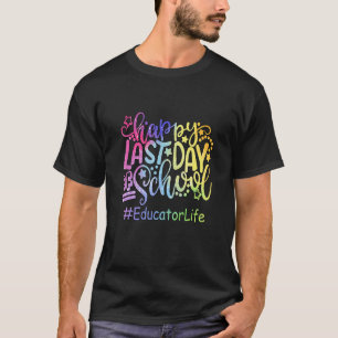 Vrolijke laatste dag van het schoolleven t-shirt