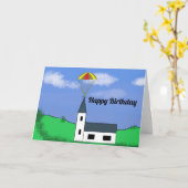 vrolijke landingen parachuts skydiver kaart (Gele Bloem)