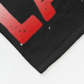 Vrolijke Laxmas-lelijke kerst Lacrosse Santa Reind Fleece Deken (Hoek)