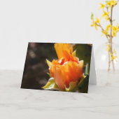 Vrolijke Lege Notecard Kaart (Gele Bloem)