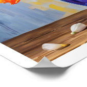 Vrolijke lente bloemstuk Daffodils Art Poster (Hoek)