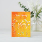 Vrolijke lente! briefkaart (Staand voorkant)