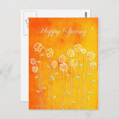 Vrolijke lente! briefkaart (Voorkant / Achterkant)