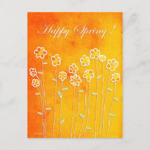 Vrolijke lente! briefkaart