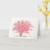 vrolijke lente kaart (Gele Bloem)