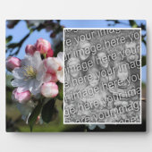 Vrolijke lentebloesems Voeg je eigen foto toe Fotoplaat (Voorkant)