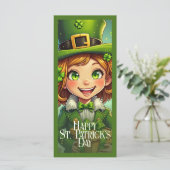 Vrolijke Leprechaun - St. Patrick's Day Lucky Char (Staand voorkant)