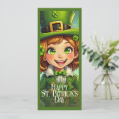 Vrolijke Leprechaun - St. Patrick's Day Lucky Char (Staand voorkant)