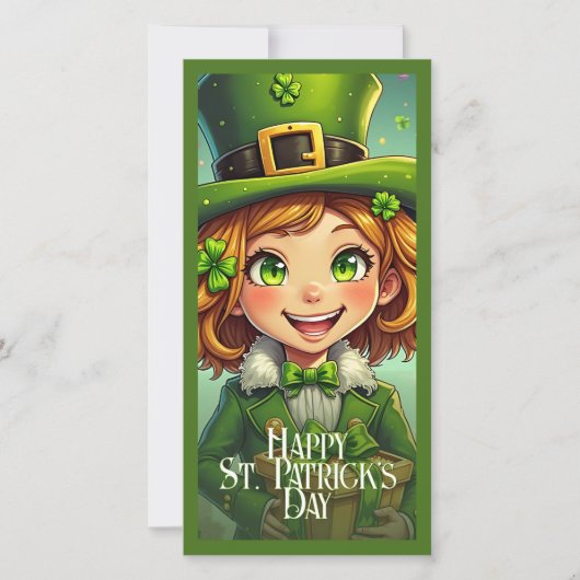 Vrolijke Leprechaun - St. Patrick's Day Lucky Char (Voorkant)
