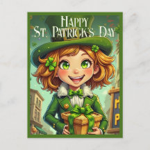 Vrolijke Leprechaun - St. Patrick's Day Lucky Char