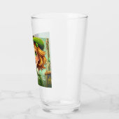 Vrolijke Leprechaun - St. Patrick's Day Lucky Char Glas (Links)
