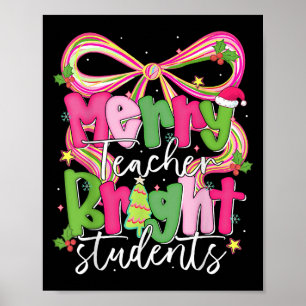 Vrolijke Leraar Helder Student Grappige Leraar Ker Poster