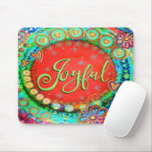 Vrolijke Leuke Kerstmis Moderne Inspirativiteit Muismat (Met muis)