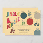 Vrolijke leuke kleurrijke ornamenten geschenken Va Kaart (Voorkant / Achterkant)