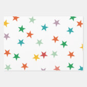 VROLIJKE LIEFDE VREUGDE | KLEURRIJKE KERST INPAKPAPIER VEL (Voorkant)