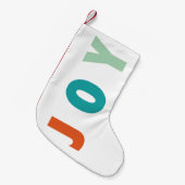 VROLIJKE LIEFDE VREUGDE | KLEURRIJKE KERST KLEINE KERSTSOK (Voorkant (Hangend))