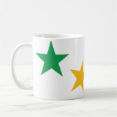 VROLIJKE LIEFDE VREUGDE | KLEURRIJKE KERST KOFFIEMOK (Links)