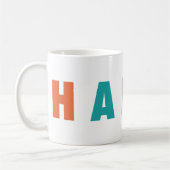 VROLIJKE LIEFDE VREUGDE | KLEURRIJKE KERST KOFFIEMOK (Links)