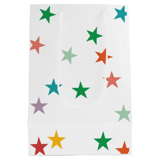 VROLIJKE LIEFDE VREUGDE | KLEURRIJKE KERST MEDIUM CADEAUZAKJE (Achterkant)