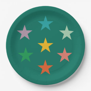 VROLIJKE LIEFDE VREUGDE KLEURRIJKE KERST PAPIEREN BORDJE