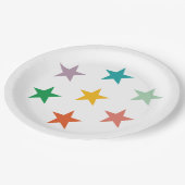 VROLIJKE LIEFDE VREUGDE | KLEURRIJKE KERST PAPIEREN BORDJE (Gekanteld)