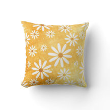 Vrolijke madeliefjes rustiek sinaasappel