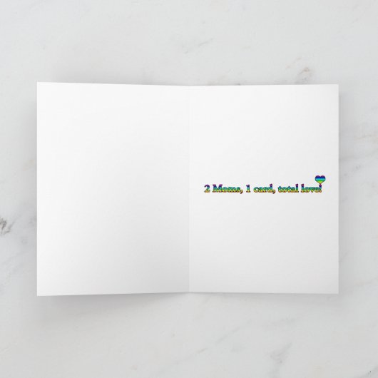 Vrolijke Mamma's, de Kaart van het Moederdag (Binnen)