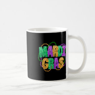 Vrolijke Mardi Gras Vet Dinsdag Carnaval Festival  Koffiemok