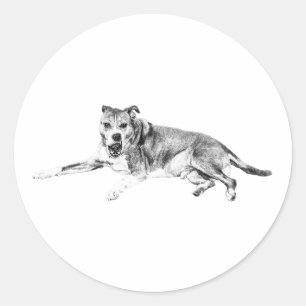 Vrolijke Markering, Vriendelijke Stemming Ronde Sticker