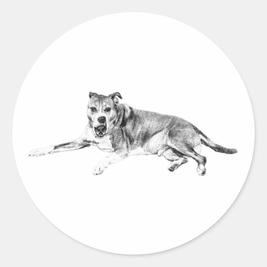 Vrolijke Markering, Vriendelijke Stemming Ronde Sticker (Voorkant)