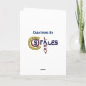 Vrolijke Meerkat Feestdagen Kaart (Achterkant)