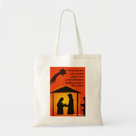 Vrolijke meertalige Kerstmis - Tote Bag (Voorkant)