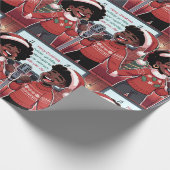Vrolijke melodieën- Kerst inpakpapier (Hoek)