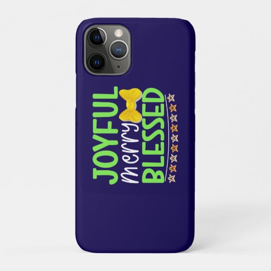 Vrolijke Merry Blessed-81053 Paper Onderzetter Case-Mate iPhone Case (Achterkant)