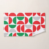 Vrolijke Mid Century Holiday Tegels Bad Handdoek (Handdoek)