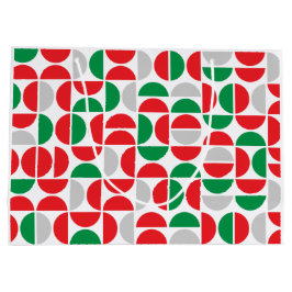 Vrolijke Mid Century Holiday Tegels Groot Cadeauzakje