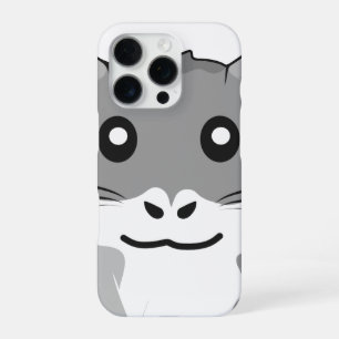 Vrolijke minimalistische hamster iPhone 16 pro hoesje