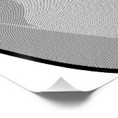 Vrolijke minimalistische hamster perfect poster (Hoek)